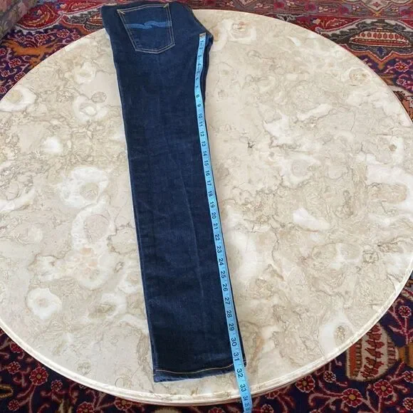 Nudie Jeans Thin Finn Dry Indigo Dips - Picture 10 of 12